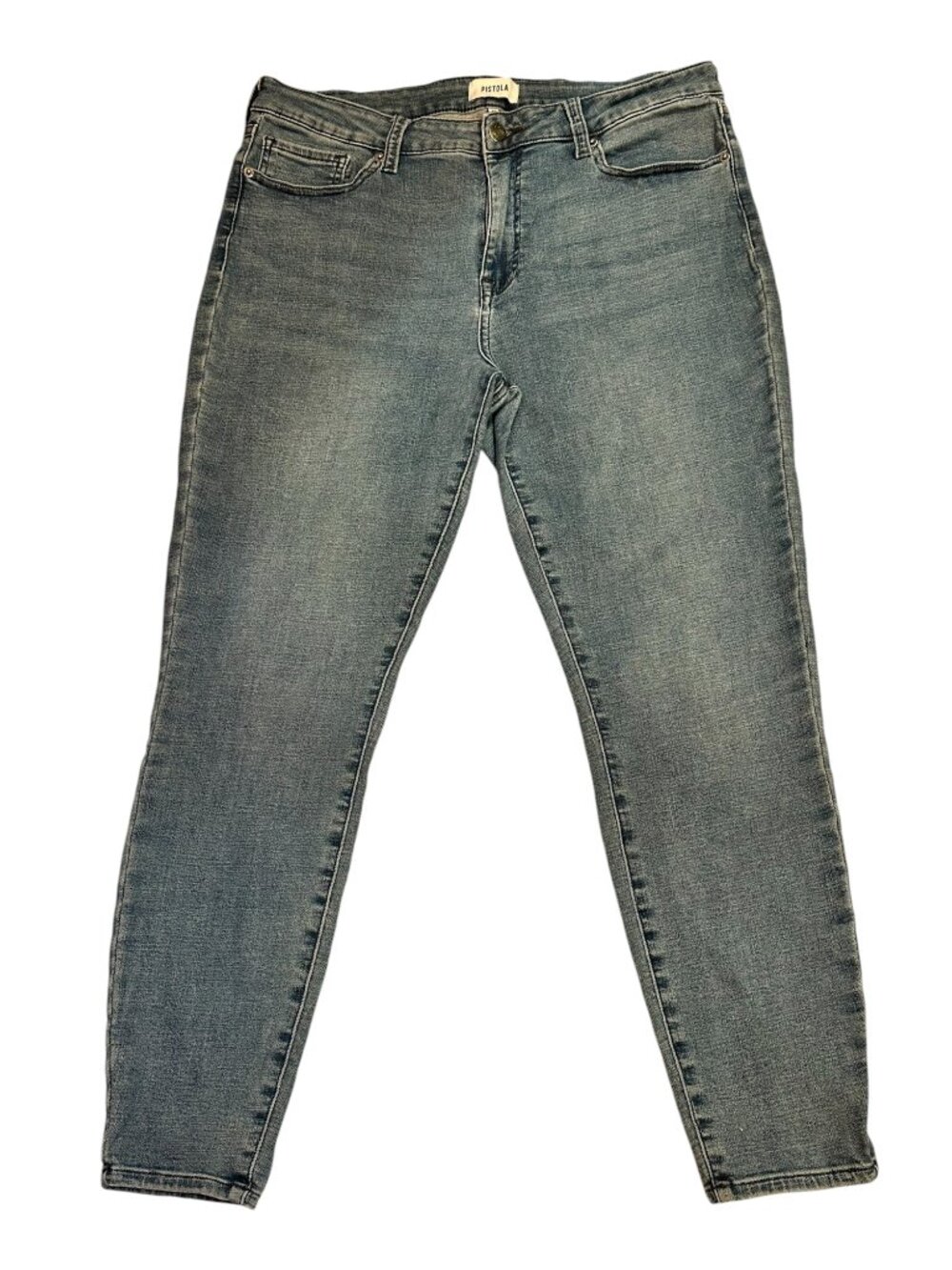 2. Pistola Womens Size 33 Skinny Jeans Light Wash Stretch Denim